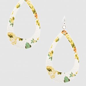 Leather Earrings-Firm Price